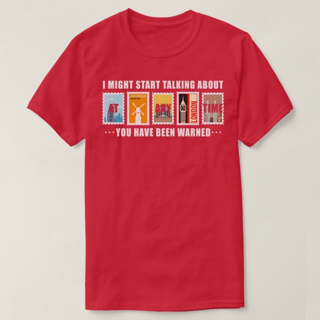 Stamp collecting 18 T-Shirt (Design Front)