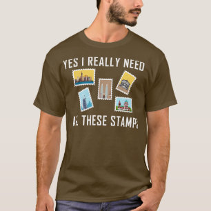 Stamp collecting 5 T-Shirt