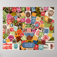 Stamp Collector Poster
