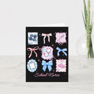 Stamp Coquette School Nurse Back To School Medical Card