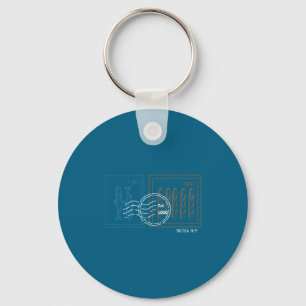 Stamp Loaves And Fishes Bible Verse Matthew 14;19 Key Ring