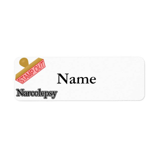 Stamp Out Narcolepsy (Front)