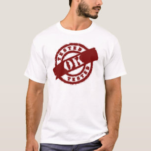 stamp tested ok red T-Shirt