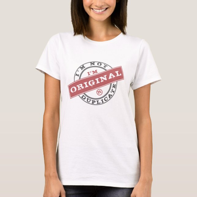 Stamp Text T-Shirt (Front)