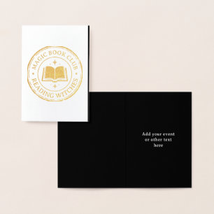 Stamp - YOUR TEXT - BOOK 1 - Fan Fun Foil Card