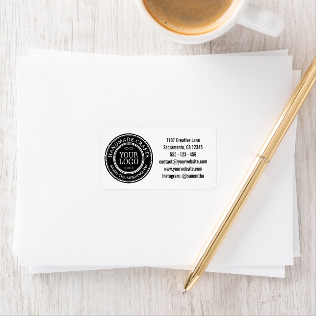 Stamp - YOUR TEXT & LOGO 4 Label (Insitu)