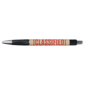 Stamped Classified Pen