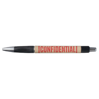 Stamped Confidential Pen