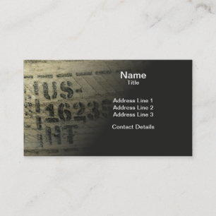 Stamped Old Pallet Board Grunge Shabby Chic Business Card