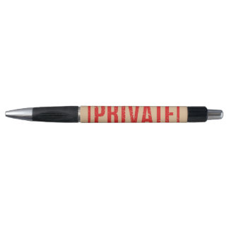 Stamped Private Pen