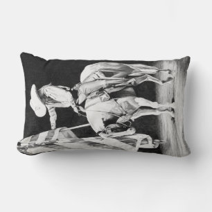 Stampede Prayers (ballpoint) Lumbar Cushion