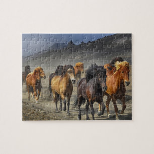 Stampeding Horses Jigsaw Puzzle