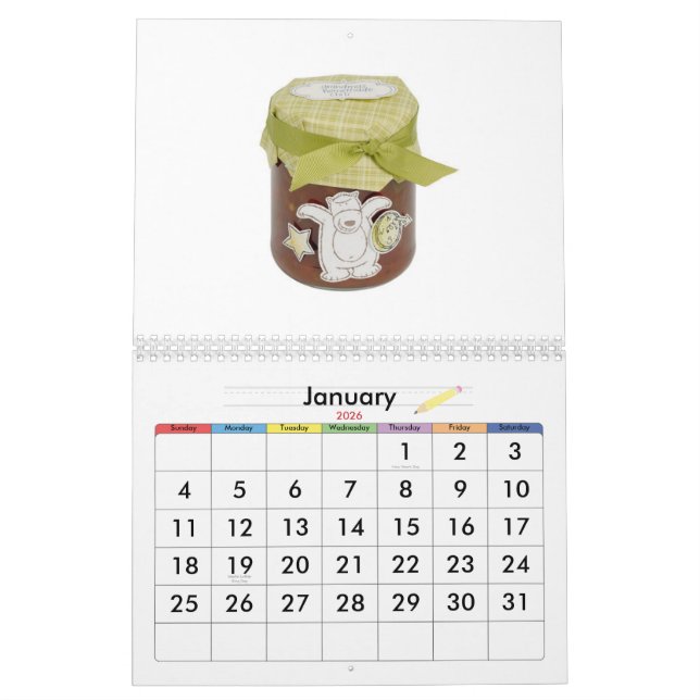 Stampin' Up! Calender Calendar (Jan 2026)