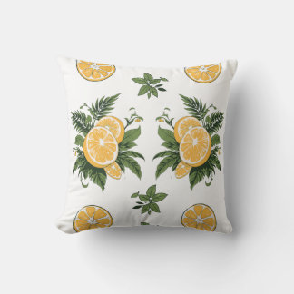 Stamping pattern lemon Lima Cushion