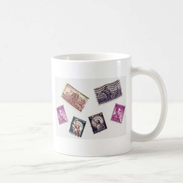 Stamps Coffee Mug (Right)