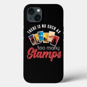 Stamps Collecting Postage Stamp Collection Philate iPhone 13 Case