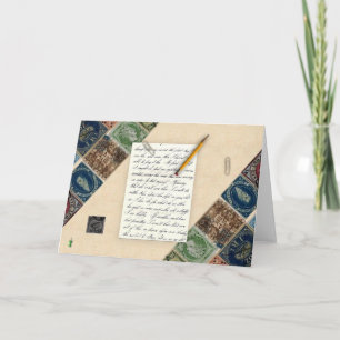 Stamps Note Card