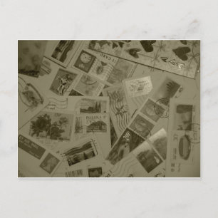 stamps postcard
