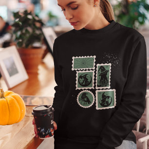 Stamps with Halloween Symbols  Sweatshirt