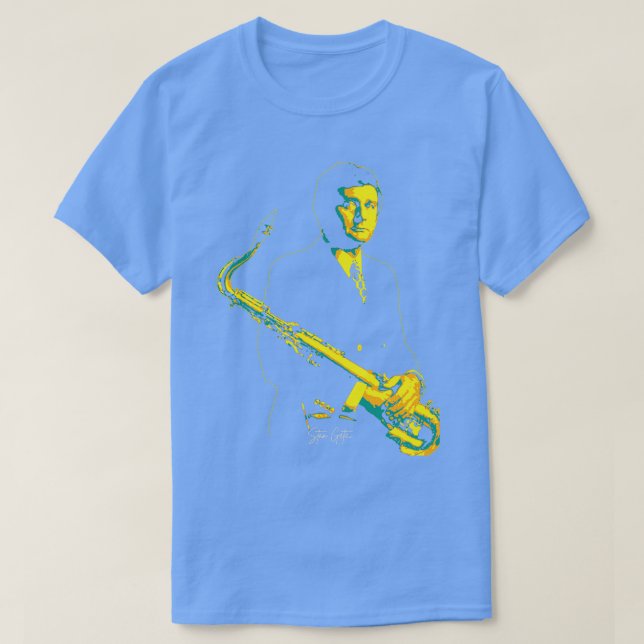 Stan Getz v T-Shirt (Design Front)