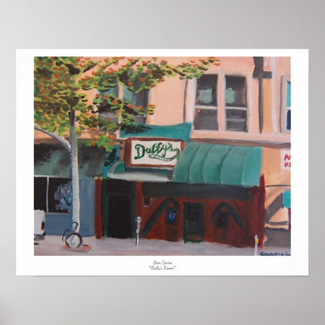 Stan Levine's "Duffy's Tavern" Print (Front)