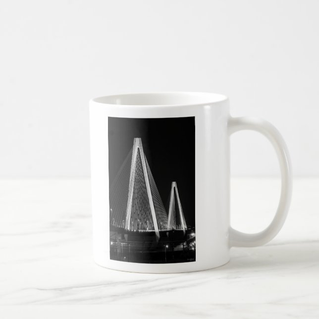 Stan Musial Veterans Bridge Grayscale Coffee Mug (Right)