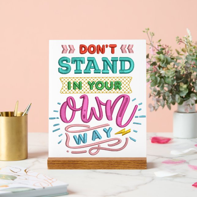 Stand Acrylic Sign (Wedding)