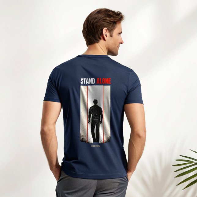 Stand Alone Alpha Male T-Shirt | Lone Wolf  (Creator Uploaded)
