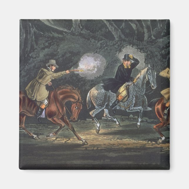 Stand and Deliver, aquatinted by E. Duncan Magnet (Front)