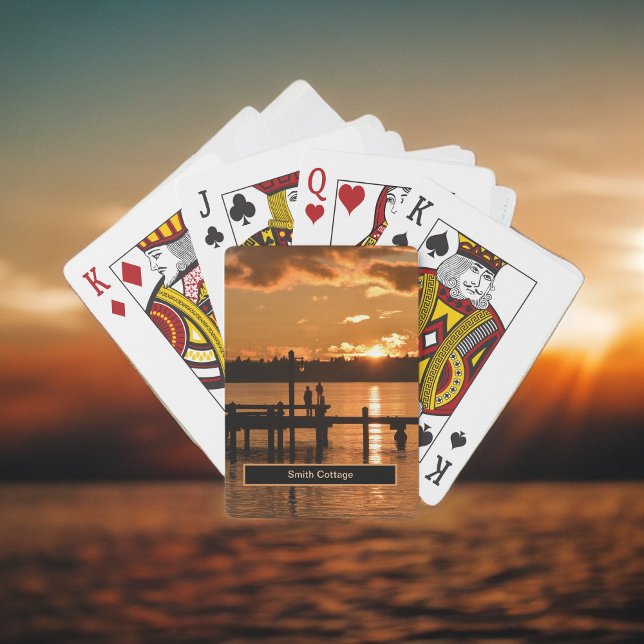 Stand and Watch the Sunset on the Lake Playing Cards (Creator Uploaded)