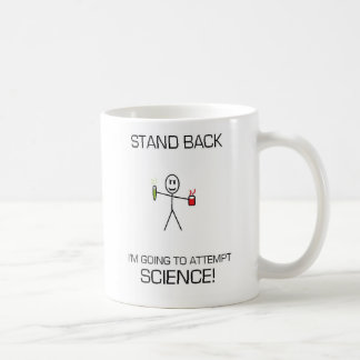 STAND BACK ATTEMPTING SCIENCE! COFFEE MUG