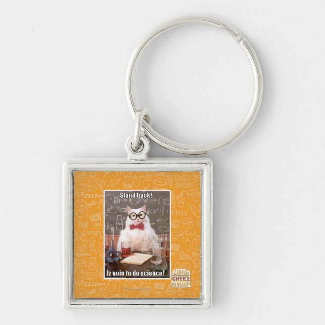 Stand back! key ring (Front)