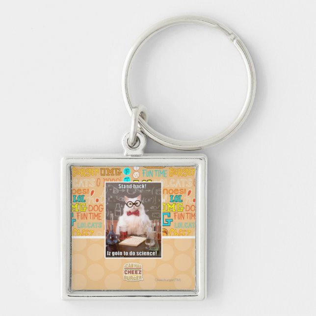 Stand back! key ring (Front)