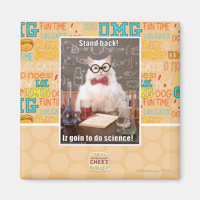 Stand back! magnet (Front)