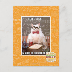 Stand back! postcard