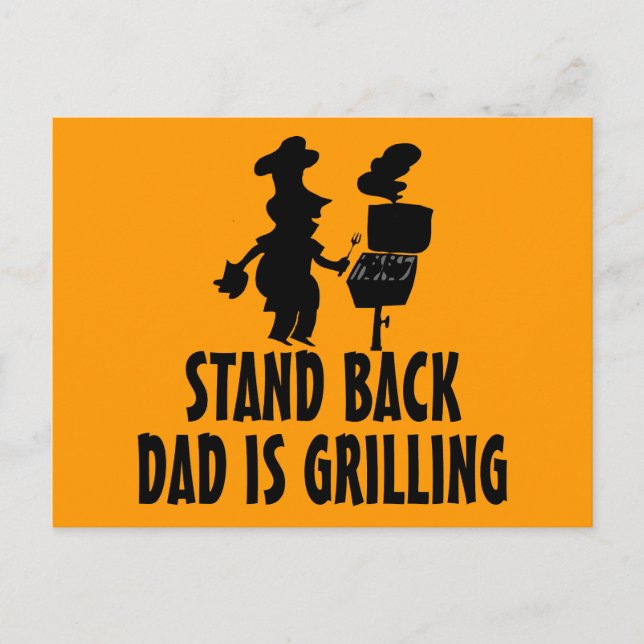 Stand Back Postcard (Front)