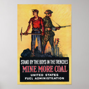 Stand By The Boys In The Trenches Poster