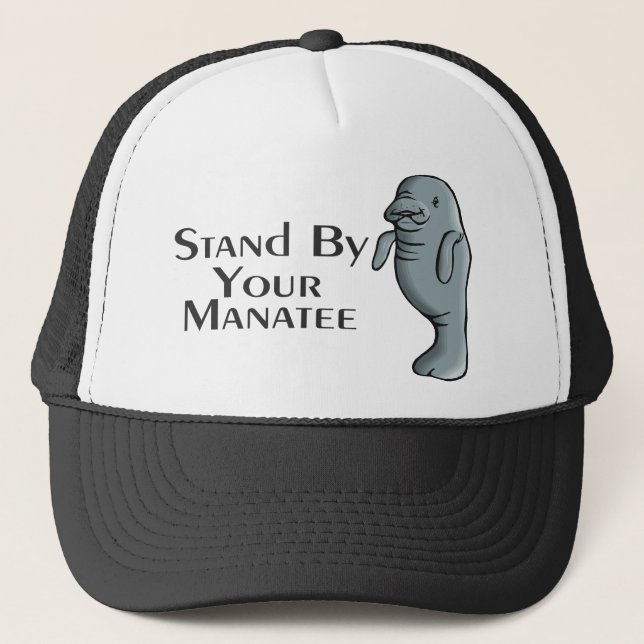 Stand By Your Manatee Trucker Hat (Front)