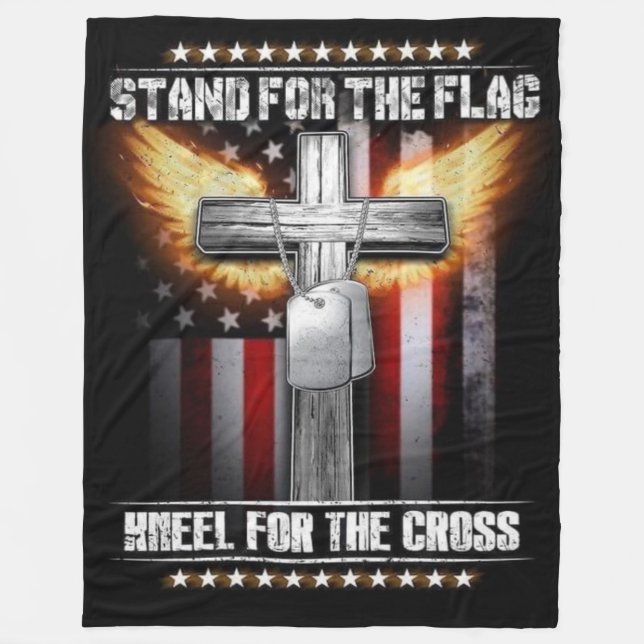 STAND for the FLAG Fleece Blanket (Front)