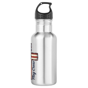 Stand for the Flag Kneel for the Cross Shirt Desig 532 Ml Water Bottle