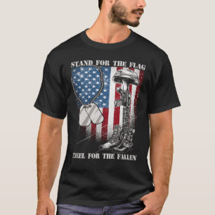 STAND FOR THE FLAG KNEEL FOR THE FALLEN T-Shirt