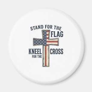 Stand for the Flag Patriotic Cross Design_1 Magnet