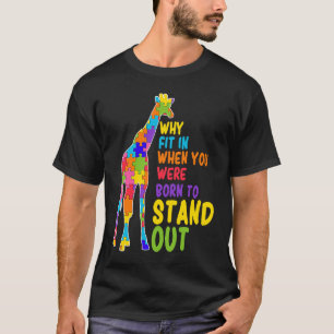 Stand Out Autism Awareness Autistic Autism Moms T-Shirt