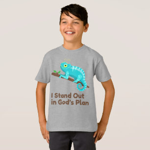 Stand Out in God's Plan Chameleon Kids T-Shirt