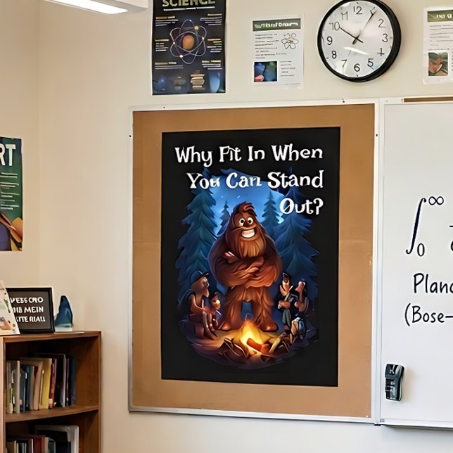 Stand Out Sasquatch Kids Poster (Creator Uploaded)