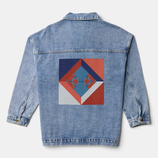 Stand Out, Stay Stylish Denim Jacket (Back)