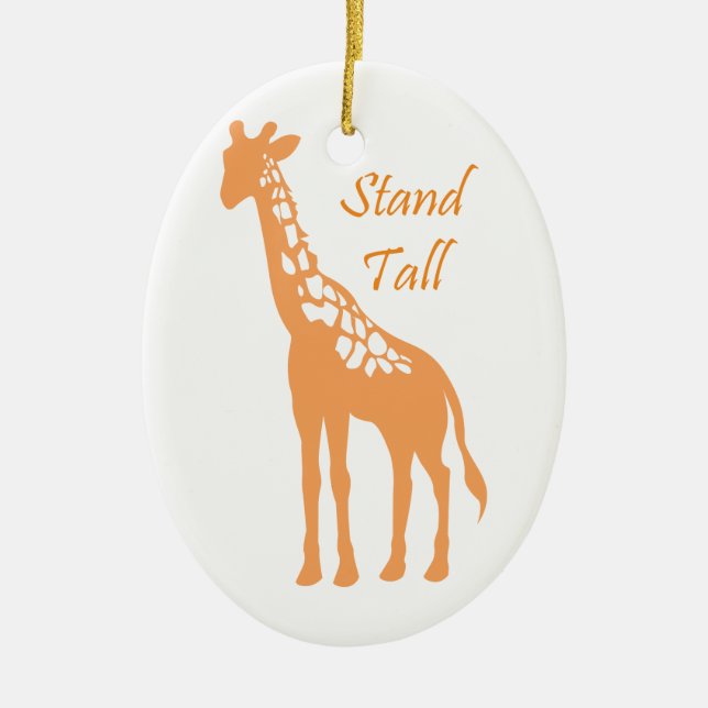 Stand Tall Ceramic Tree Decoration (Front)