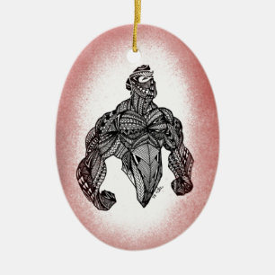 Stand tall ceramic tree decoration