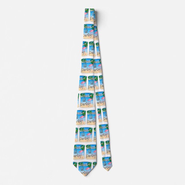 Stand Tall Darling Flamingo Tie (Front)