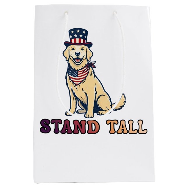 STAND TALL MEDIUM GIFT BAG (Front)